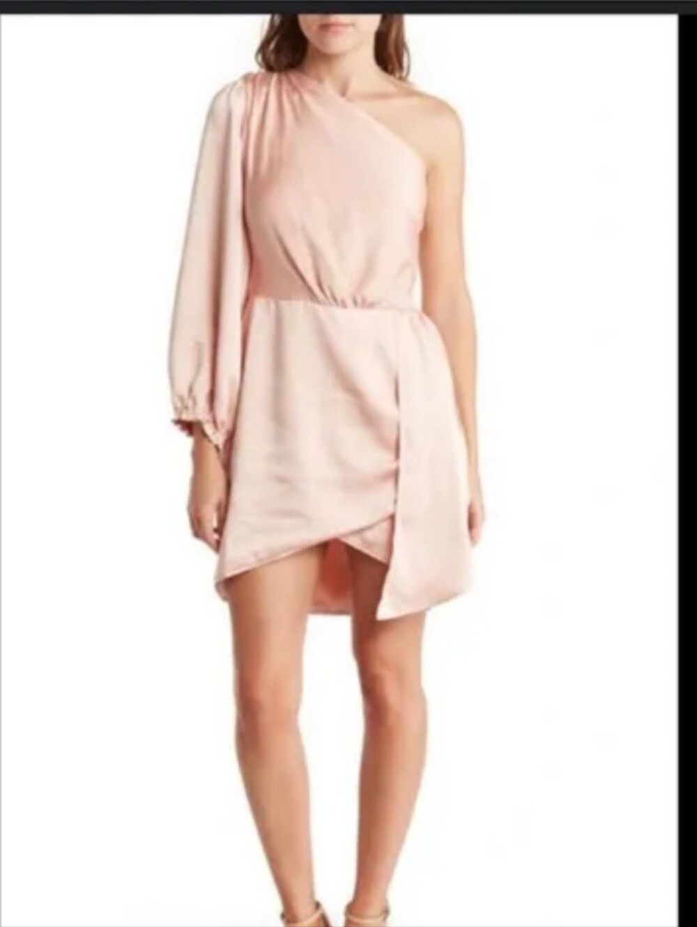 BONHEUR D'AMOUR Tanya Oneshoulder Mini Dress size L